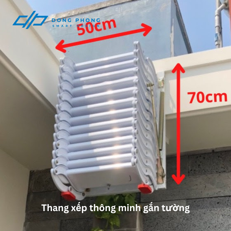 Thang Xếp Thông Minh Gắn Tường Ngoài Trời